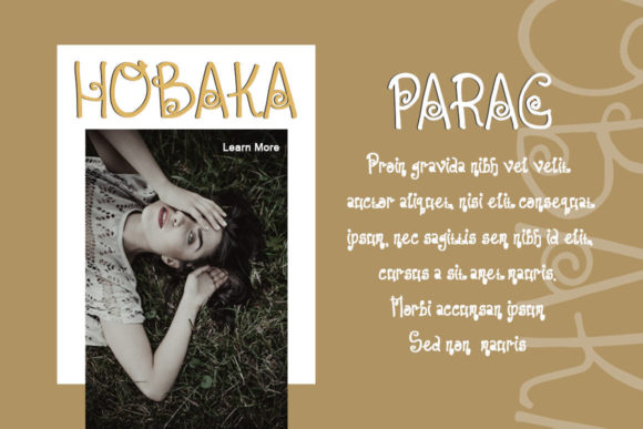 Hobaka Font - Preview 2