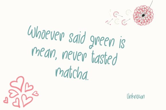 Matcha Brownie Font PNG with transparent background - Preview 1