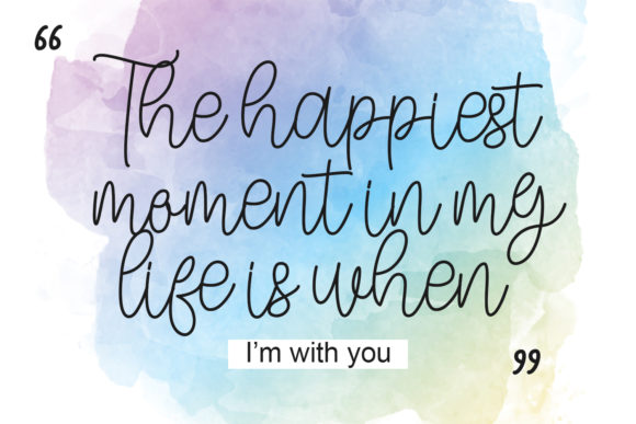 Melly July Font PNG with transparent background - Preview 4