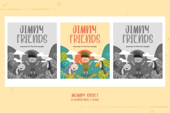 Mommy Craft Font PNG with transparent background - Preview 4