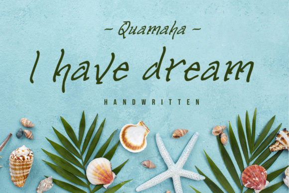 Quamaha Font PNG with transparent background - Preview 2