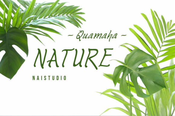 Quamaha Font PNG with transparent background - Preview 4