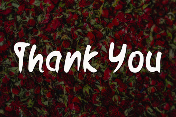 Red Flavor Font PNG with transparent background - Preview 4