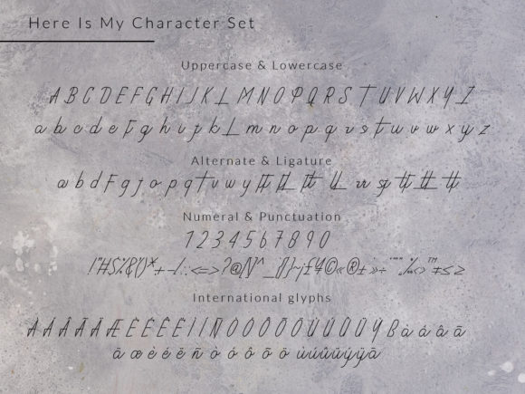 Ruottey Font PNG with transparent background - Preview 2