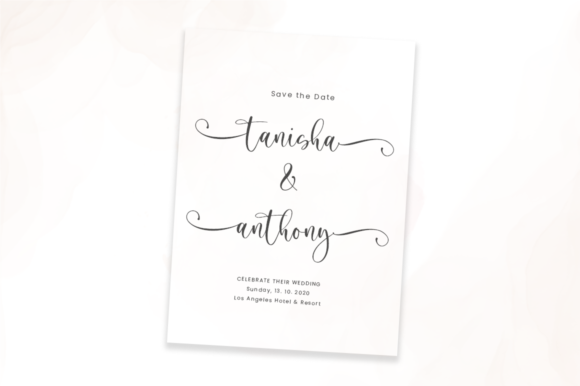 September Twilight Font PNG with transparent background - Preview 2