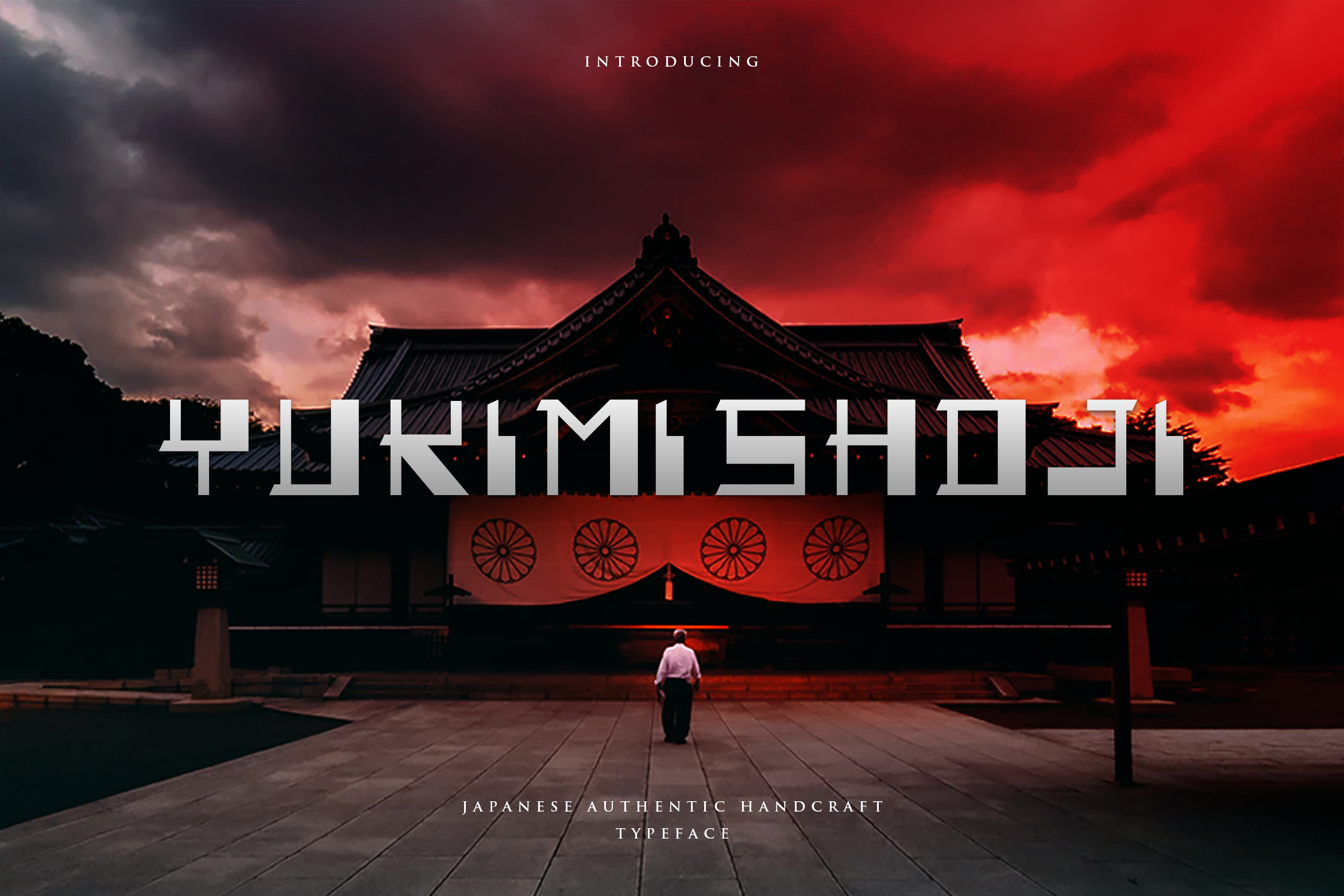 Yukimi Shoji preview, architectural Japanese display font