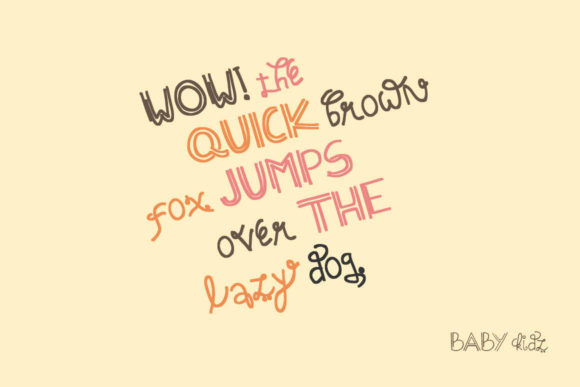 Baby Kidz Font - Preview 4