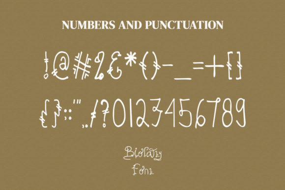 Biolati Font - Preview 3