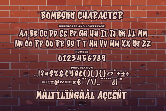Bombsky Font - Preview 5