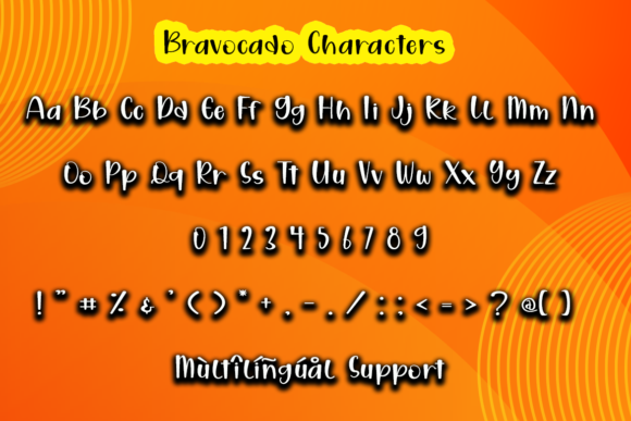 Bravocado Font - Preview 5