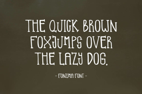 Fonzima Font - Preview 2