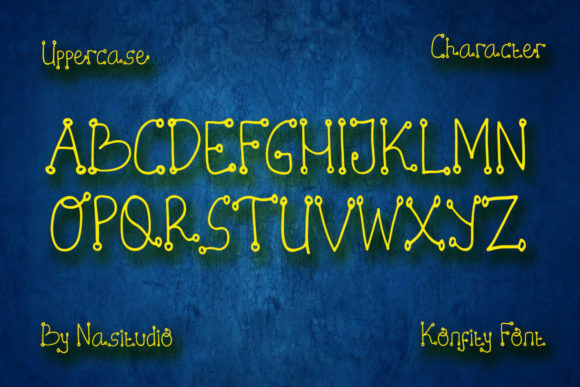 Konfity Font PNG with transparent background - Preview 3