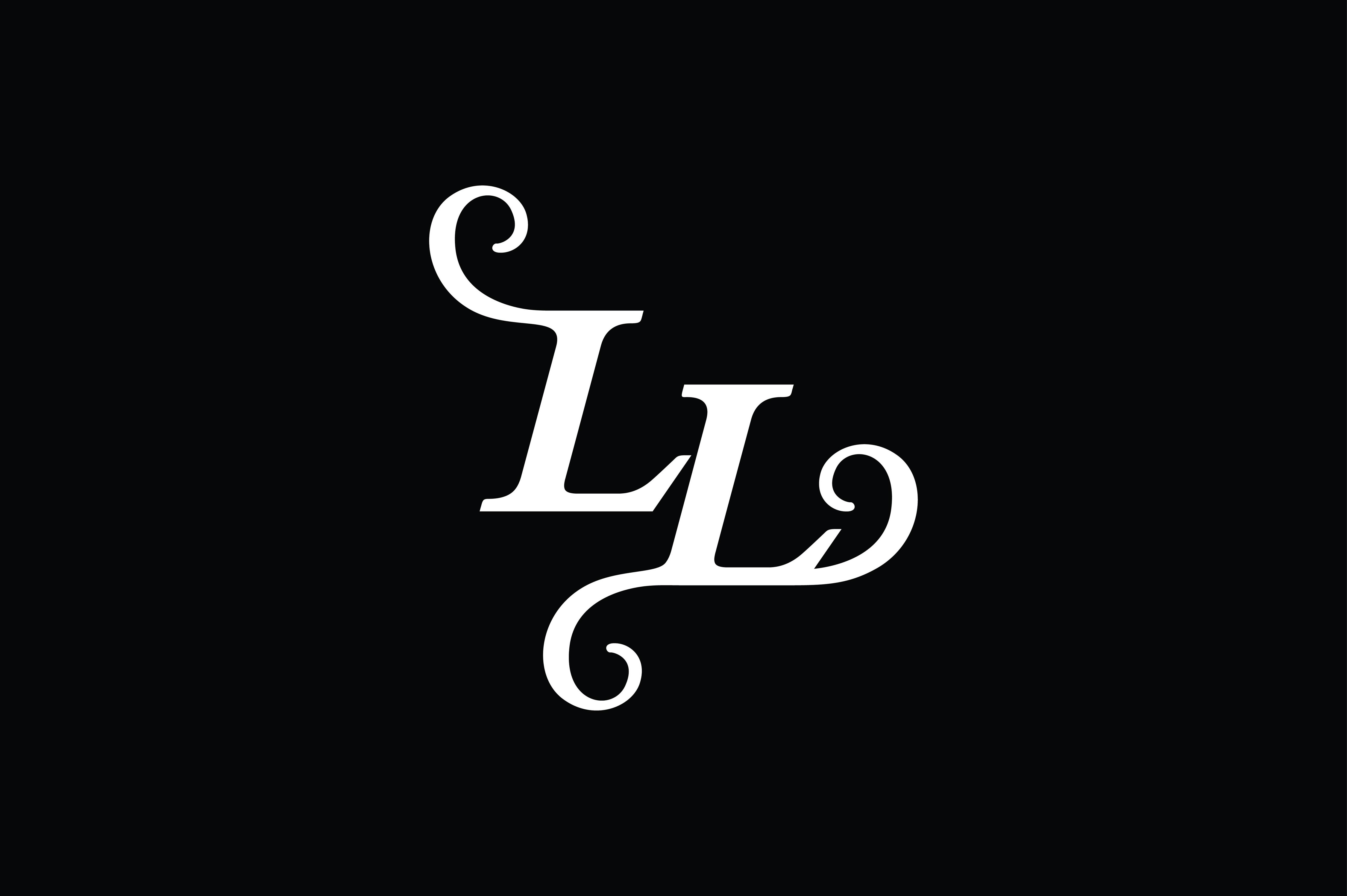 Monogram LL Logo V2 Graphic by Greenlines Studios · Creative Fabrica