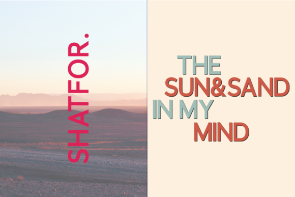 Shatfor Font PNG with transparent background - Preview 1