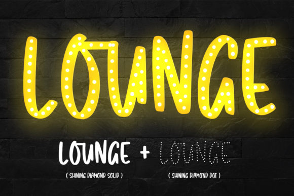 Shining Diamond Font font preview - 1