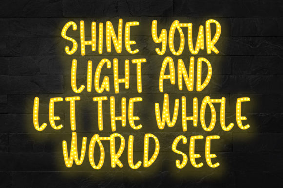 Shining Diamond Font font preview - 2