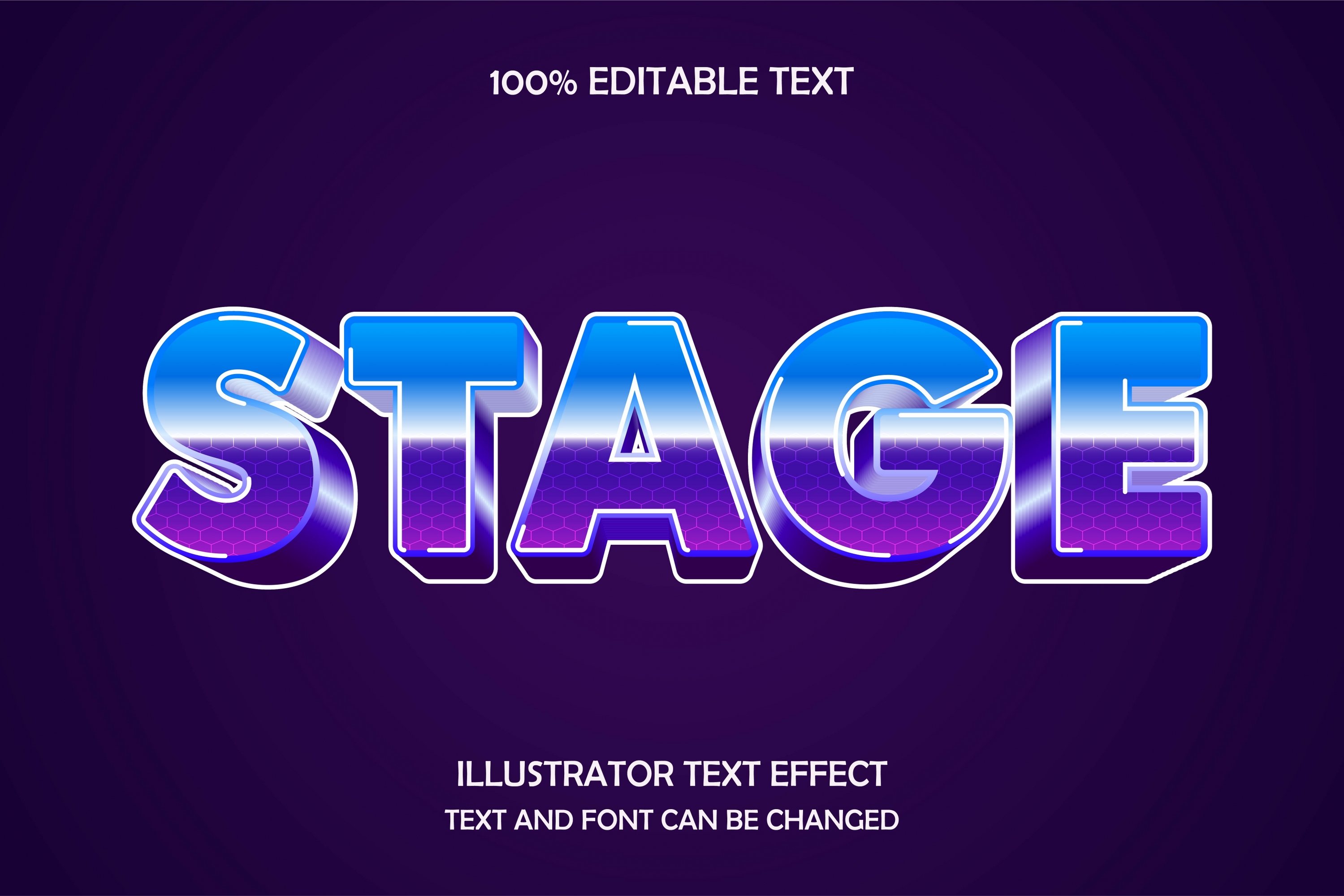 Stage Text Display Examples Stage - Text Effect Graphic by 4gladiator.studio44 · Creative Fabrica