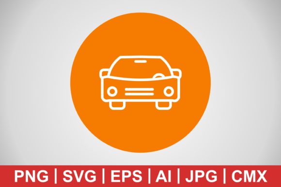 Vector Car Icon Graphic by IYIKON · Creative Fabrica