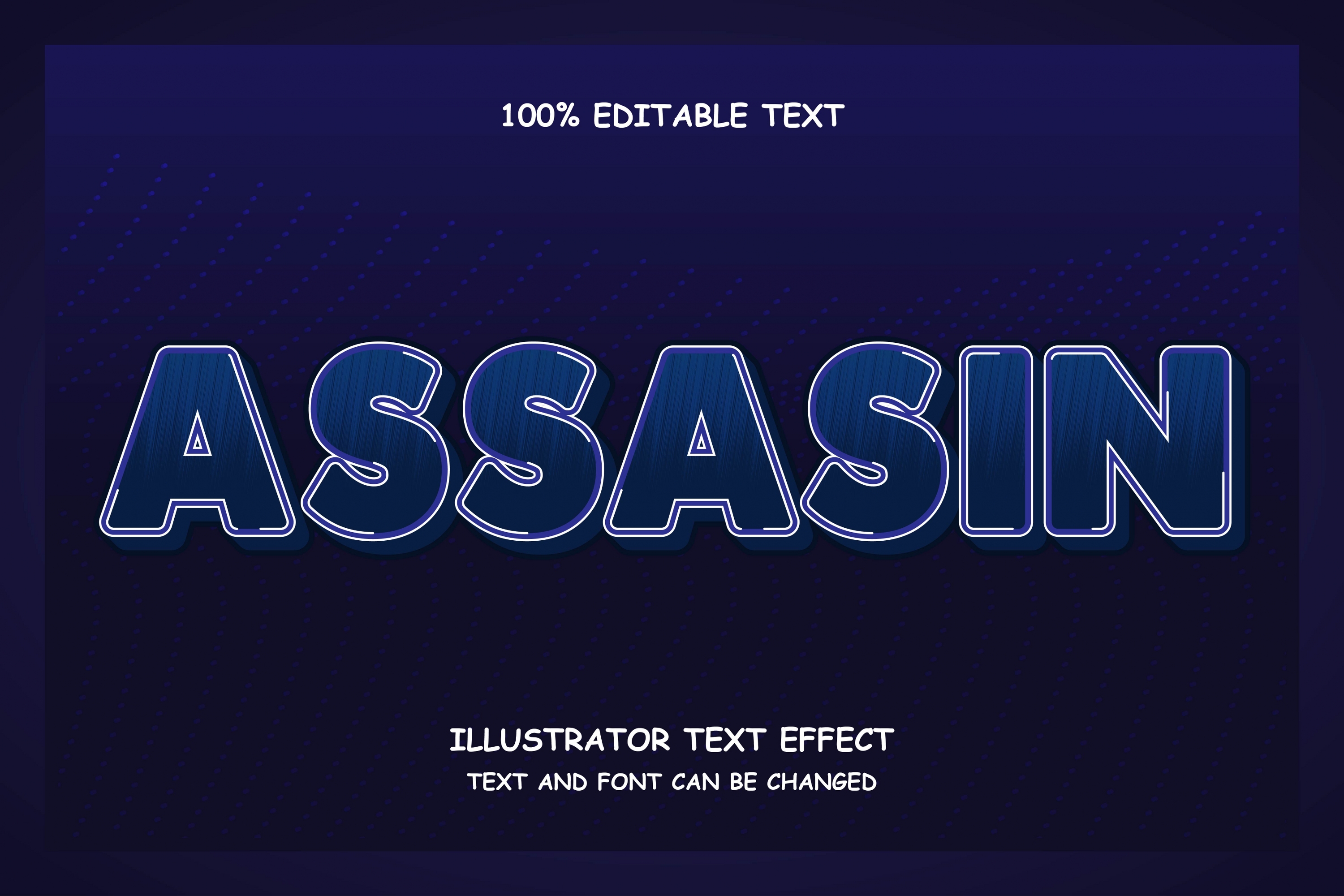 Assasin - Text Effect Graphic by 4gladiator.studio44 · Creative Fabrica