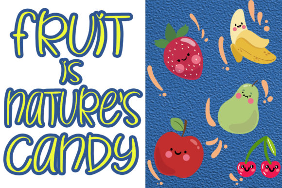 Baby Fruitchy Font - Preview 1
