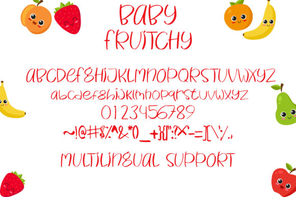 Baby Fruitchy Font - Preview 5