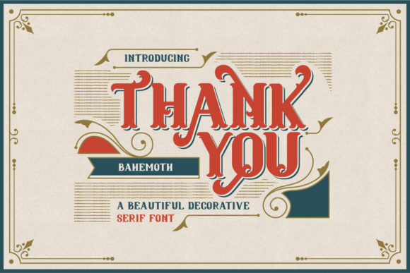 Bahemoth Font - Preview 6