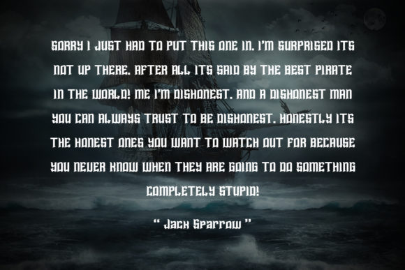 Blackbeard Font - Preview 2