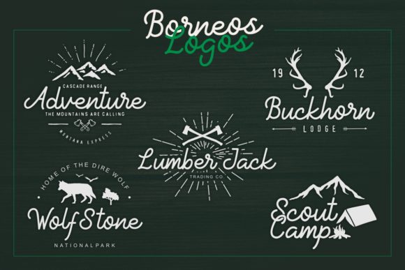 Borneos Font - Preview 1
