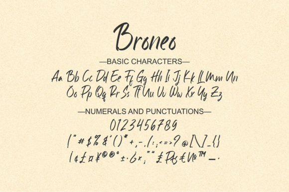 Broneo Font - Preview 4