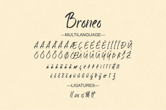 Broneo Font - Preview 5