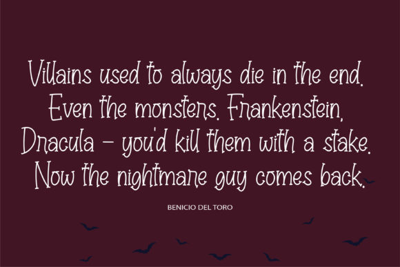 Cute Dracula Font - Preview 1