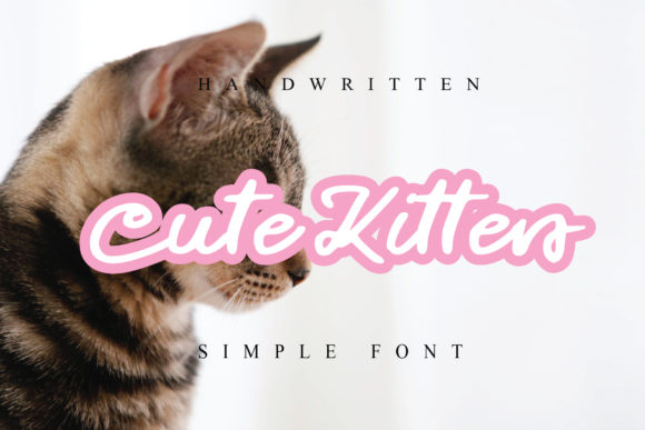 Cutie Cat Font - Preview 1