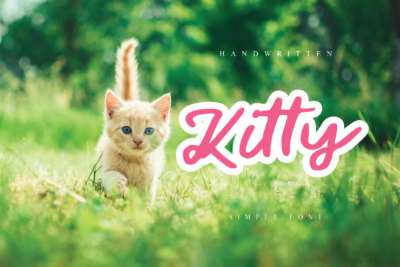 Cutie Cat Font - Preview 2