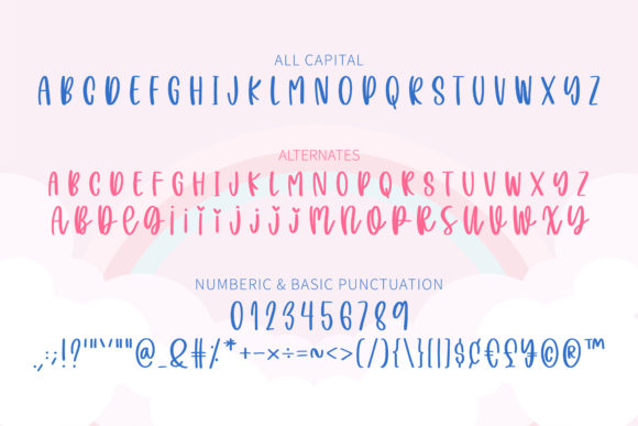 Dreams Come True Font PNG with transparent background - Preview 1