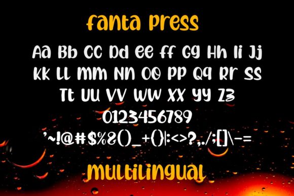 Fanta Press Font - Preview 3