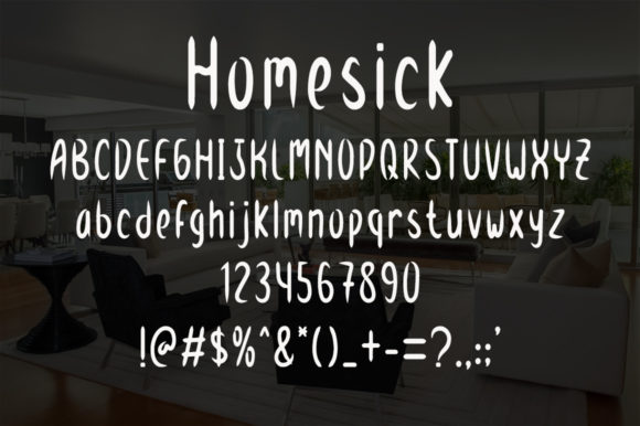 Homesick Font - Preview 3