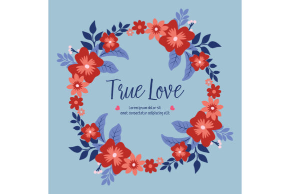 Simple True Love Greeting Card Design Graphic Graphic Templates By stockfloral