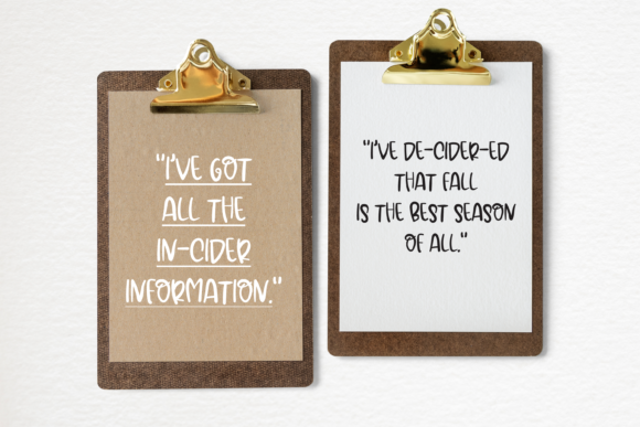 Apple Cider Font - Preview 2