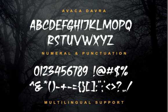 Avaka Davra Font - Preview 1