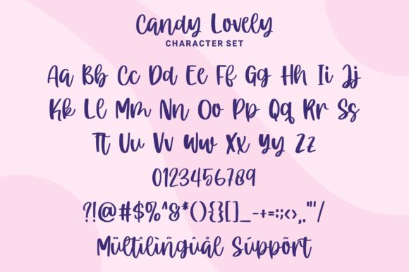Candy Lovely Font - Preview 4