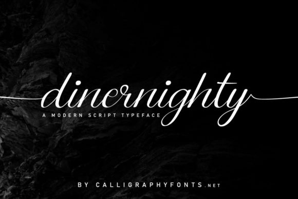 Dinernighty Font - Preview 1