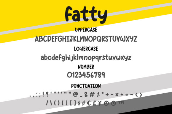 Fatty Font - Preview 2