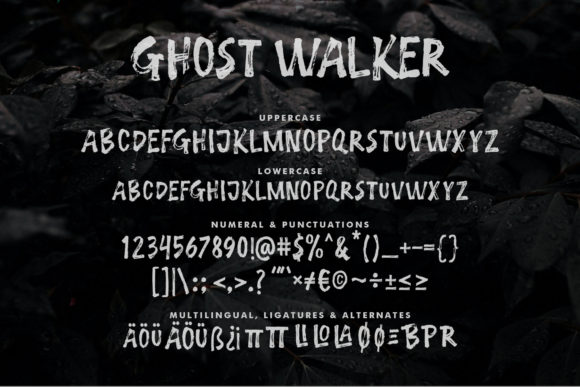Ghost Walker Font - Preview 5