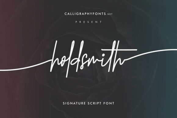 Holdsmith Font - Preview 1