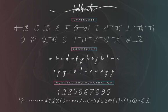 Holdsmith Font - Preview 4