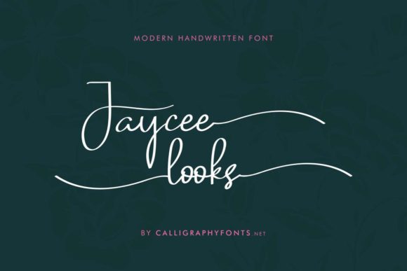 Jaycee Looks Font PNG with transparent background - Preview 1