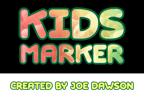 Kids Marker Font PNG with transparent background - Preview 2