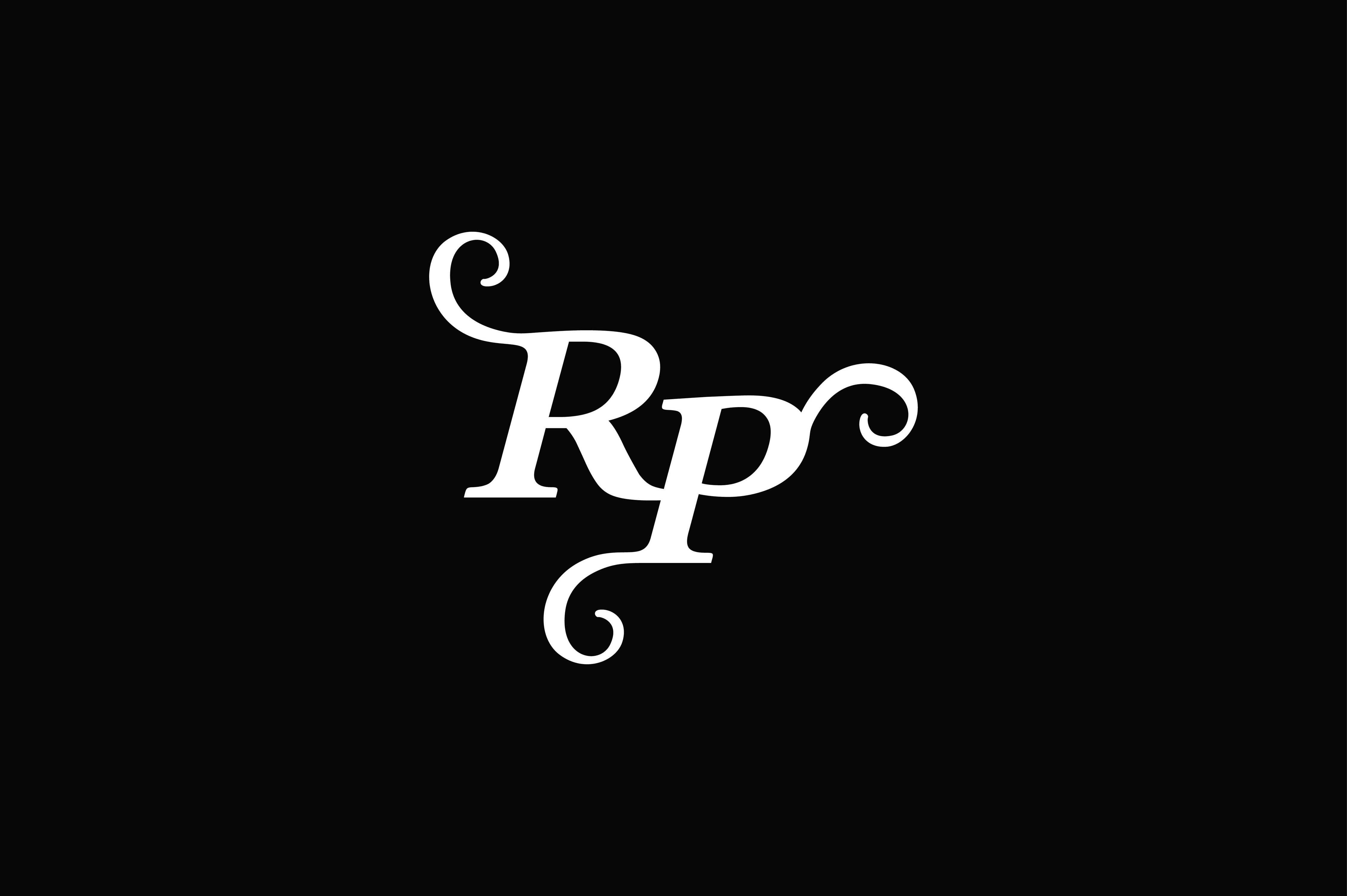 Monogram RP Logo V2 Graphic by Greenlines Studios · Creative Fabrica