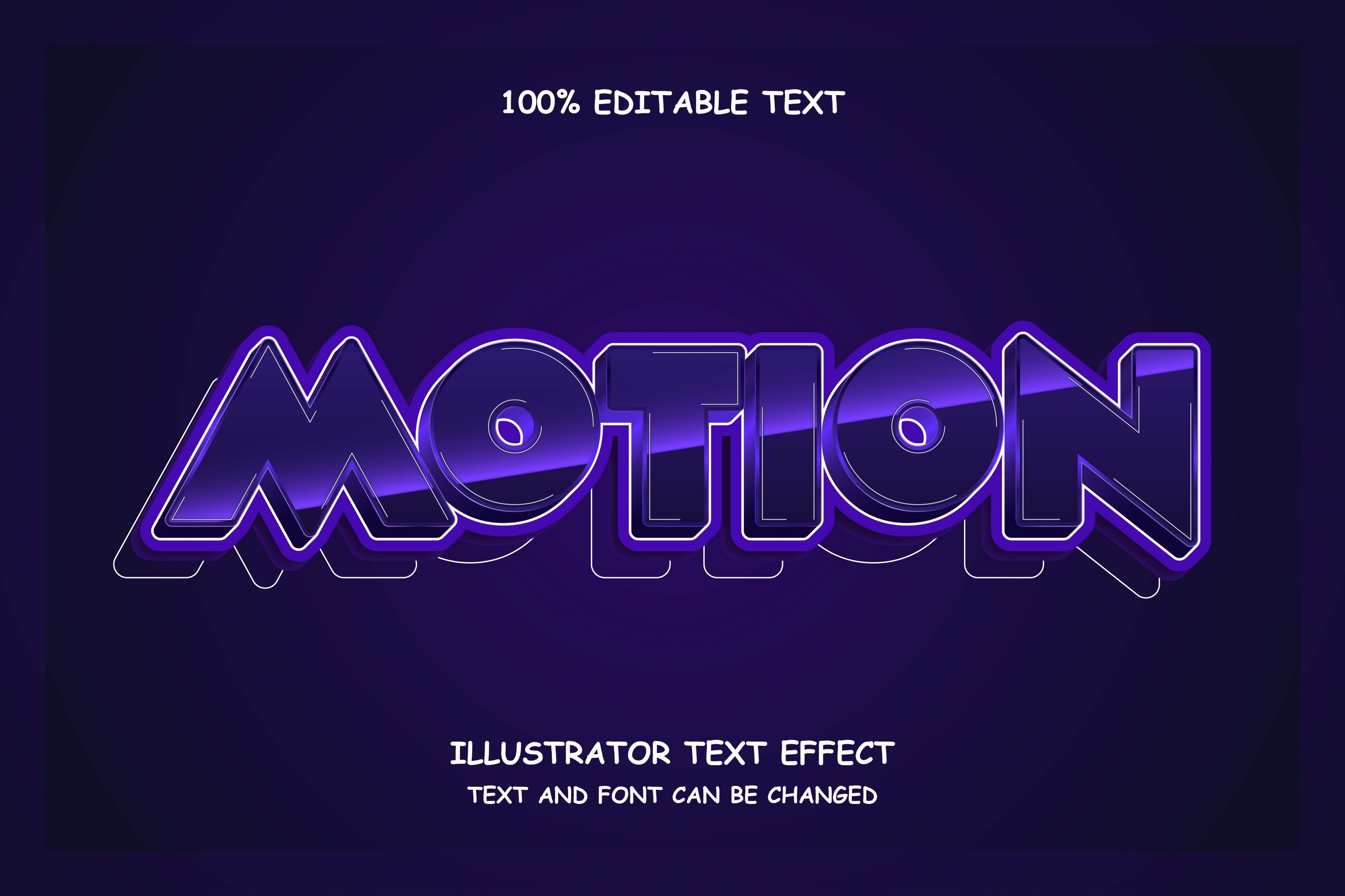 Motion - Text Effect Graphic by 4gladiator.studio44 · Creative Fabrica