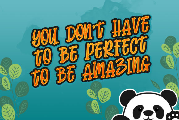 Pandano Font PNG with transparent background - Preview 4